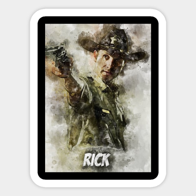 Rick Sticker by Durro